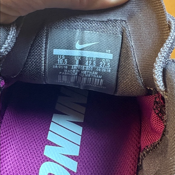 Nike Women's Athletic Shoes - maroon and gray - Picture 7 of 7